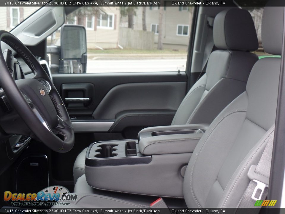 2015 Chevrolet Silverado 2500HD LTZ Crew Cab 4x4 Summit White / Jet Black/Dark Ash Photo #17