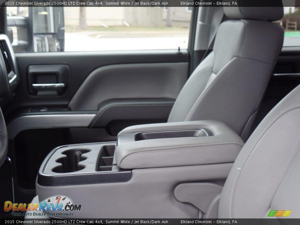 2015 Chevrolet Silverado 2500HD LTZ Crew Cab 4x4 Summit White / Jet Black/Dark Ash Photo #18