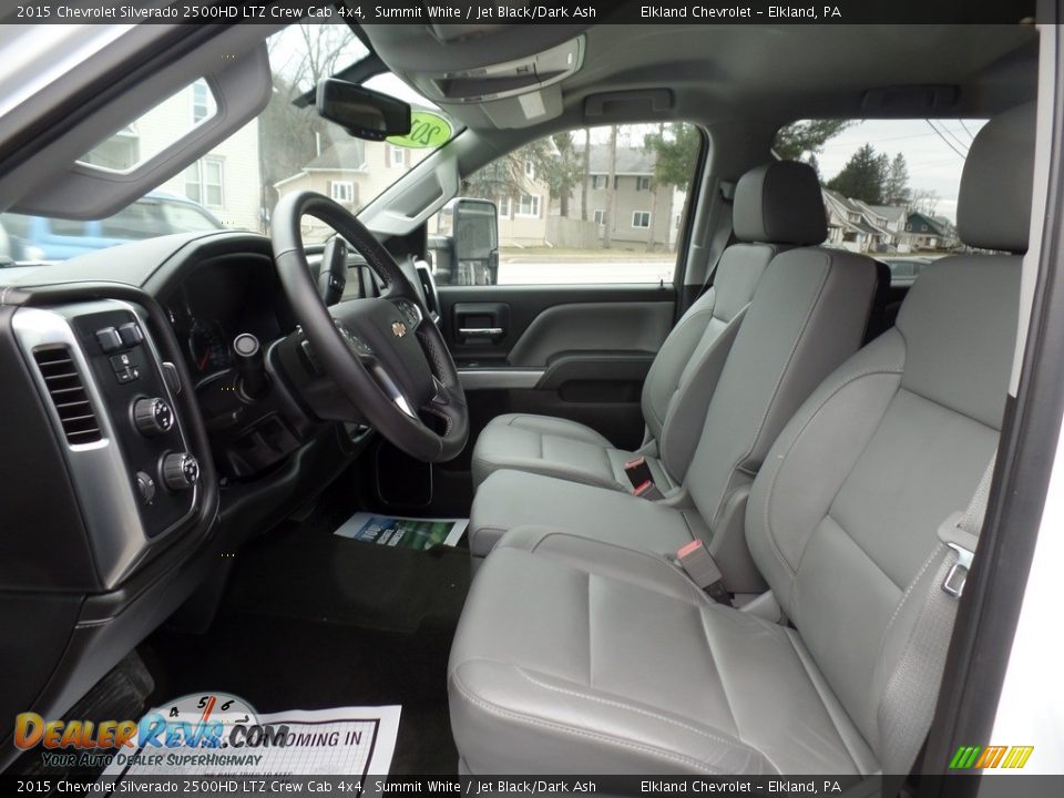 2015 Chevrolet Silverado 2500HD LTZ Crew Cab 4x4 Summit White / Jet Black/Dark Ash Photo #19