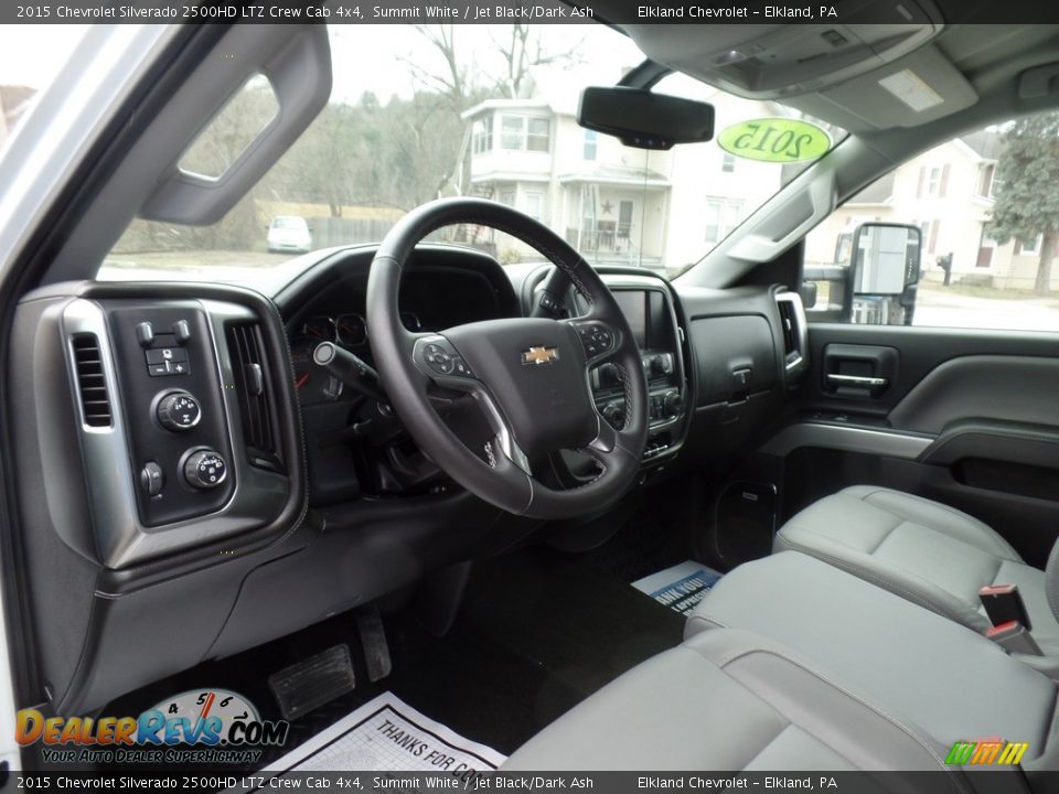 2015 Chevrolet Silverado 2500HD LTZ Crew Cab 4x4 Summit White / Jet Black/Dark Ash Photo #20