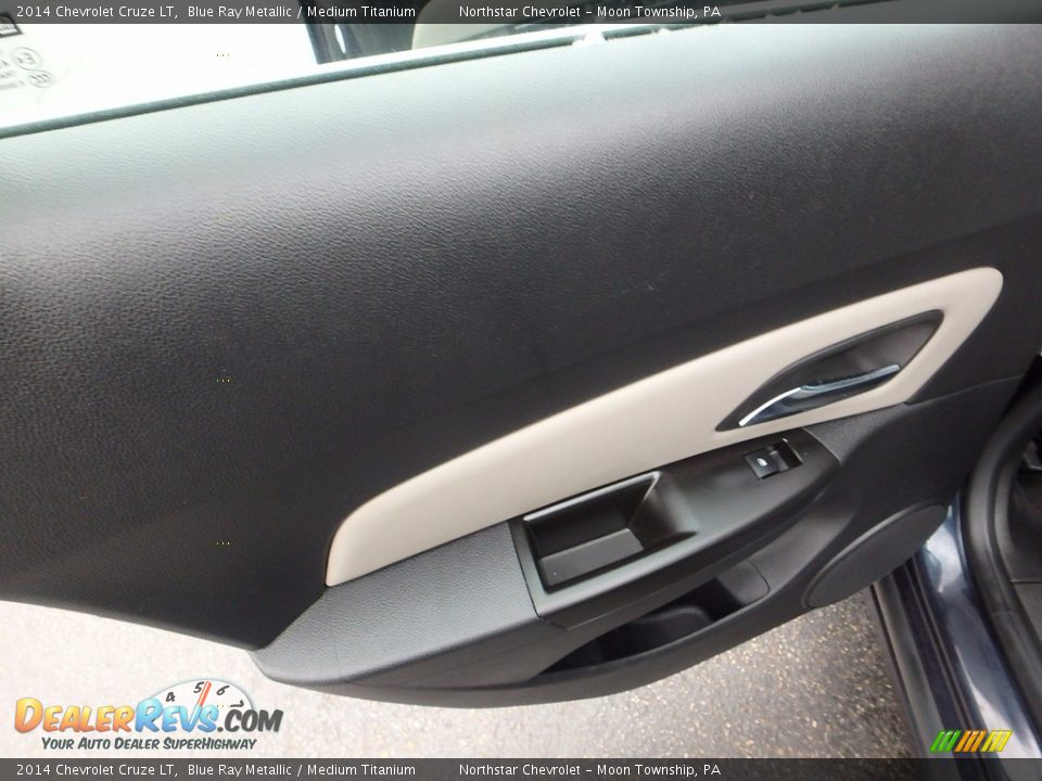 2014 Chevrolet Cruze LT Blue Ray Metallic / Medium Titanium Photo #23