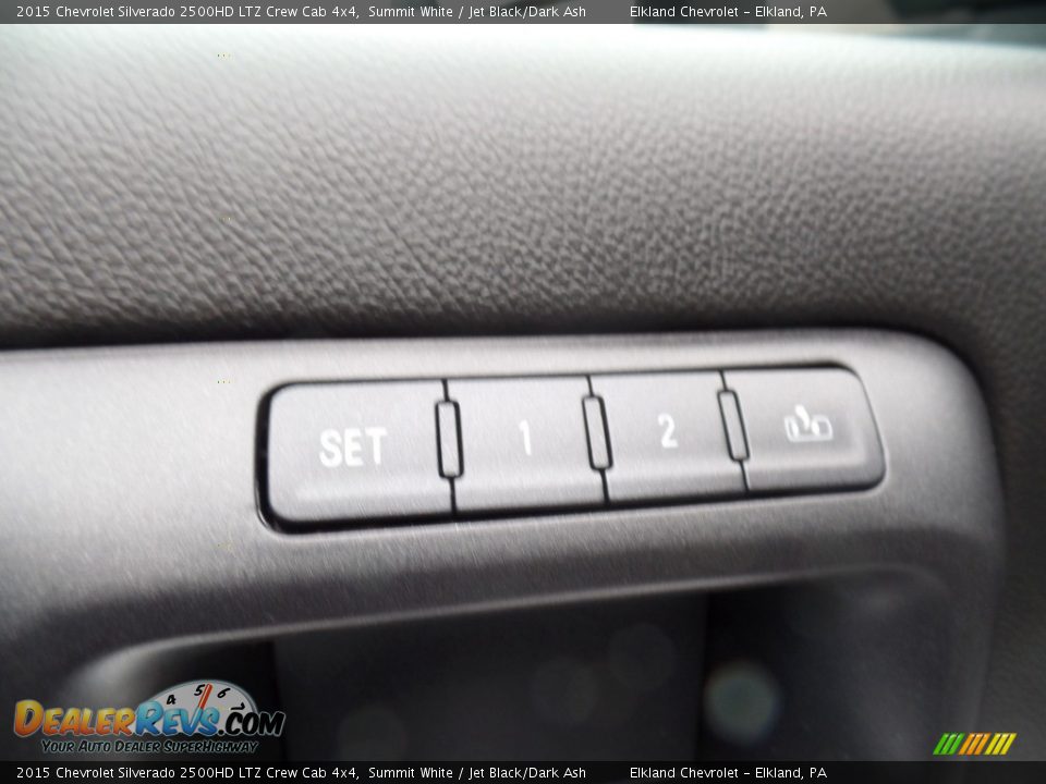 2015 Chevrolet Silverado 2500HD LTZ Crew Cab 4x4 Summit White / Jet Black/Dark Ash Photo #22