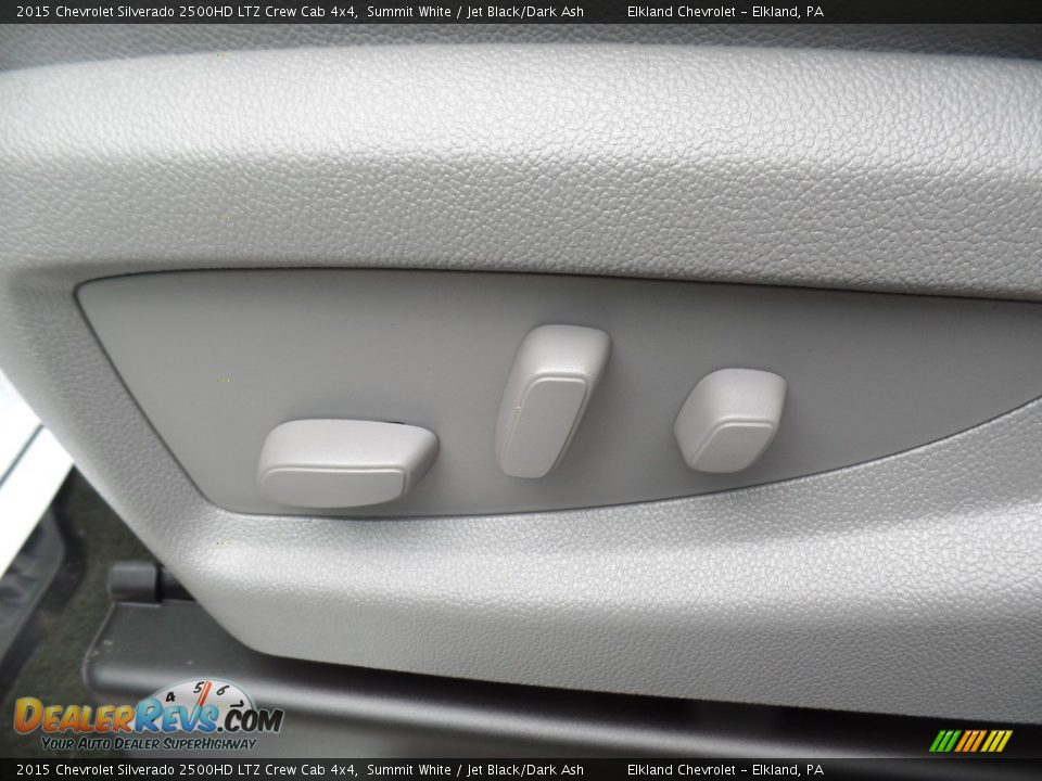 2015 Chevrolet Silverado 2500HD LTZ Crew Cab 4x4 Summit White / Jet Black/Dark Ash Photo #23