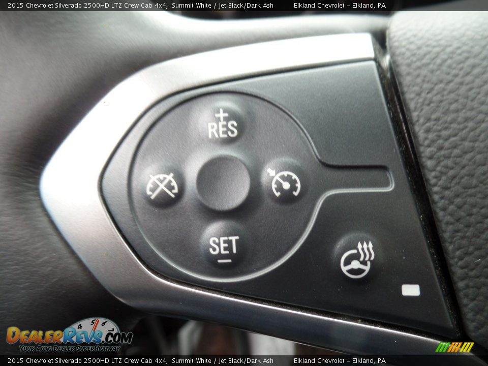 2015 Chevrolet Silverado 2500HD LTZ Crew Cab 4x4 Summit White / Jet Black/Dark Ash Photo #27