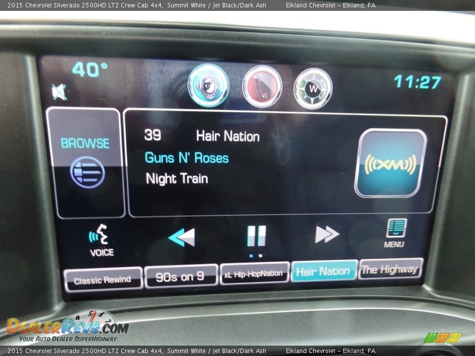 2015 Chevrolet Silverado 2500HD LTZ Crew Cab 4x4 Summit White / Jet Black/Dark Ash Photo #30