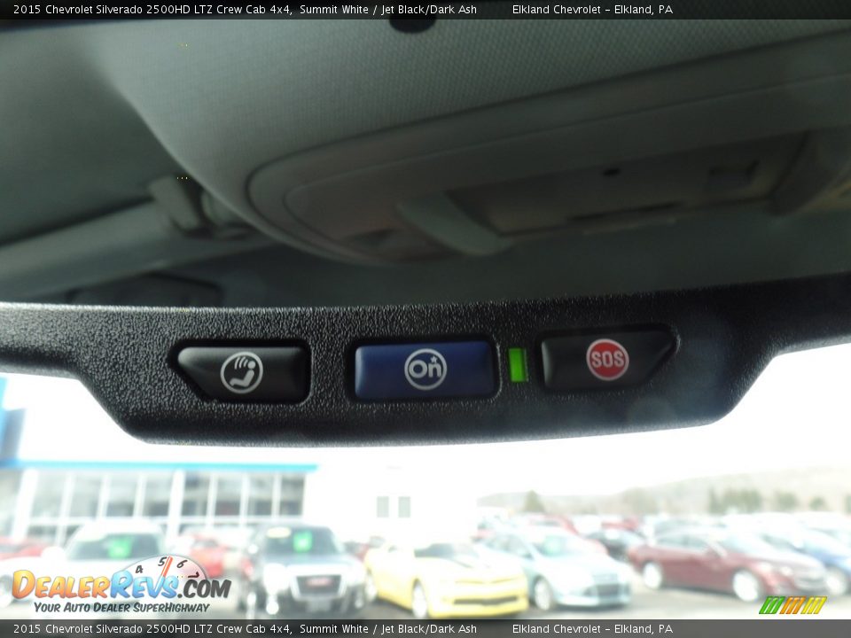 2015 Chevrolet Silverado 2500HD LTZ Crew Cab 4x4 Summit White / Jet Black/Dark Ash Photo #34