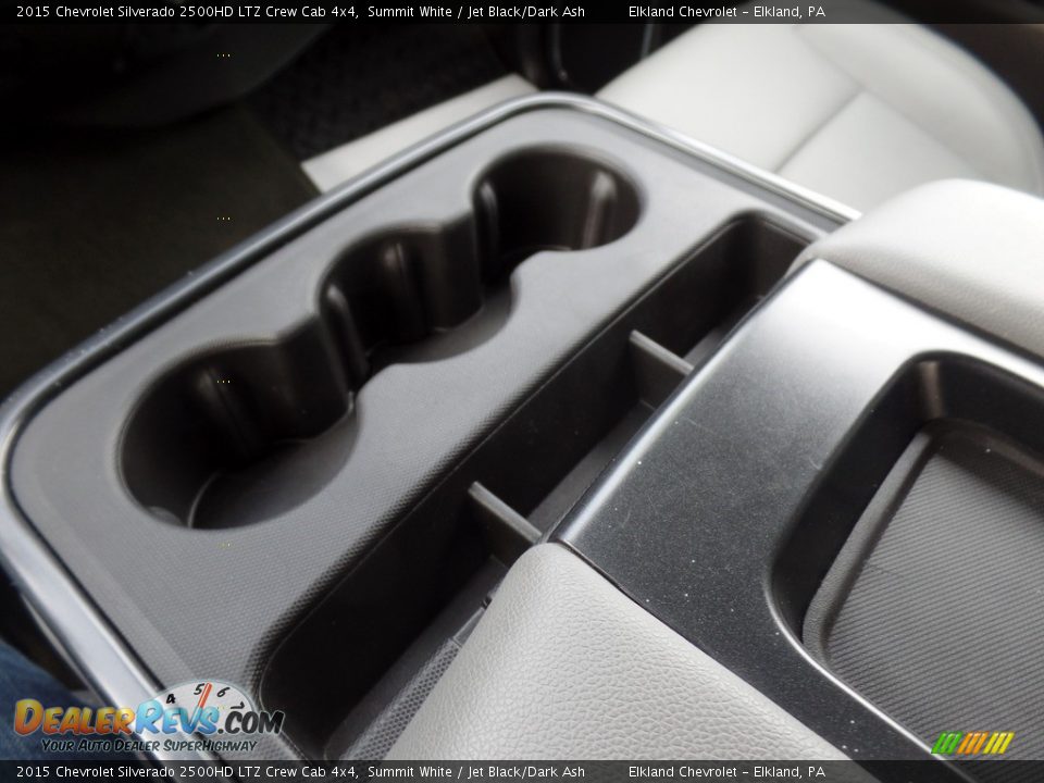 2015 Chevrolet Silverado 2500HD LTZ Crew Cab 4x4 Summit White / Jet Black/Dark Ash Photo #35