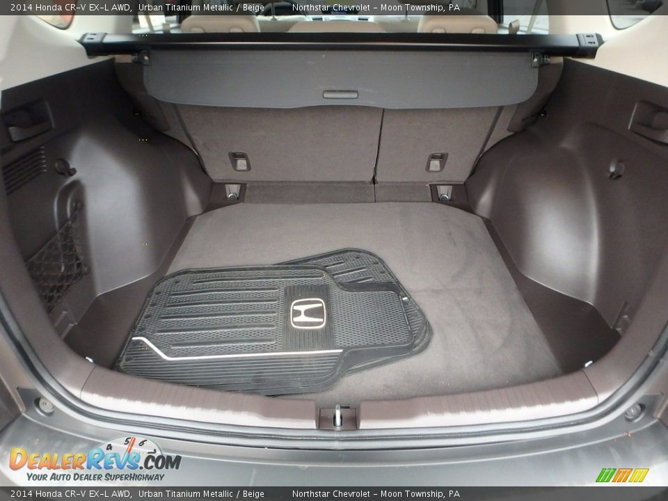 2014 Honda CR-V EX-L AWD Urban Titanium Metallic / Beige Photo #7