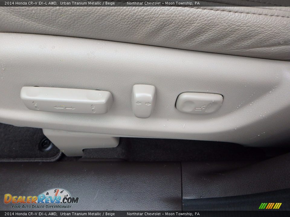 2014 Honda CR-V EX-L AWD Urban Titanium Metallic / Beige Photo #23