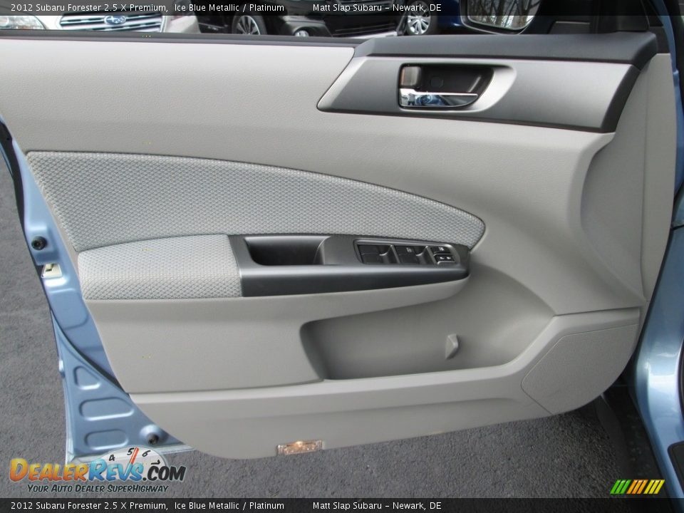 2012 Subaru Forester 2.5 X Premium Ice Blue Metallic / Platinum Photo #13