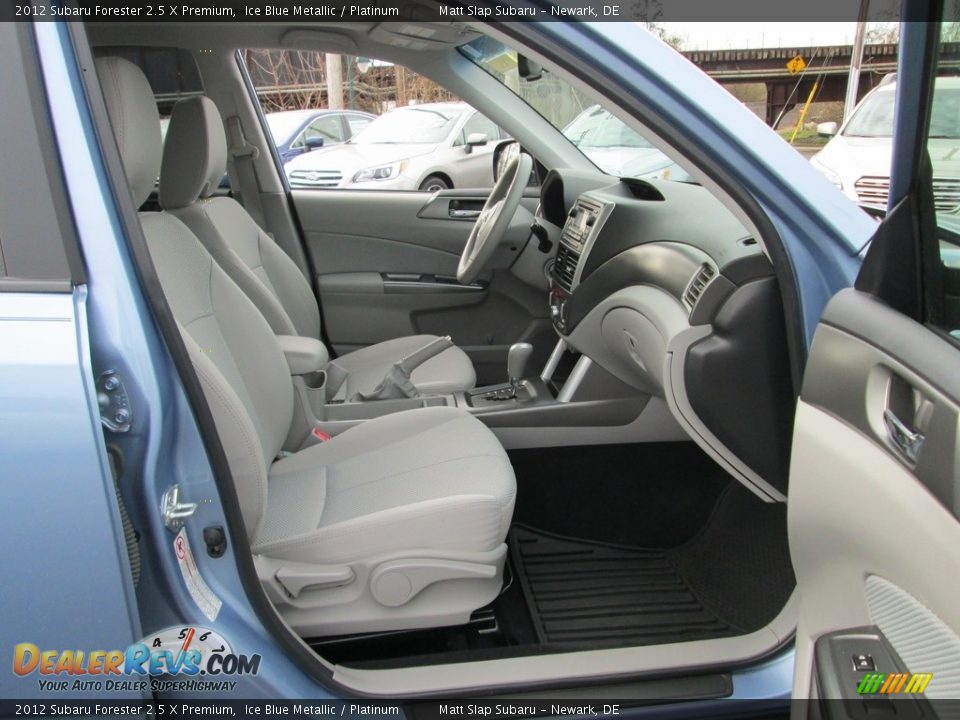 2012 Subaru Forester 2.5 X Premium Ice Blue Metallic / Platinum Photo #17