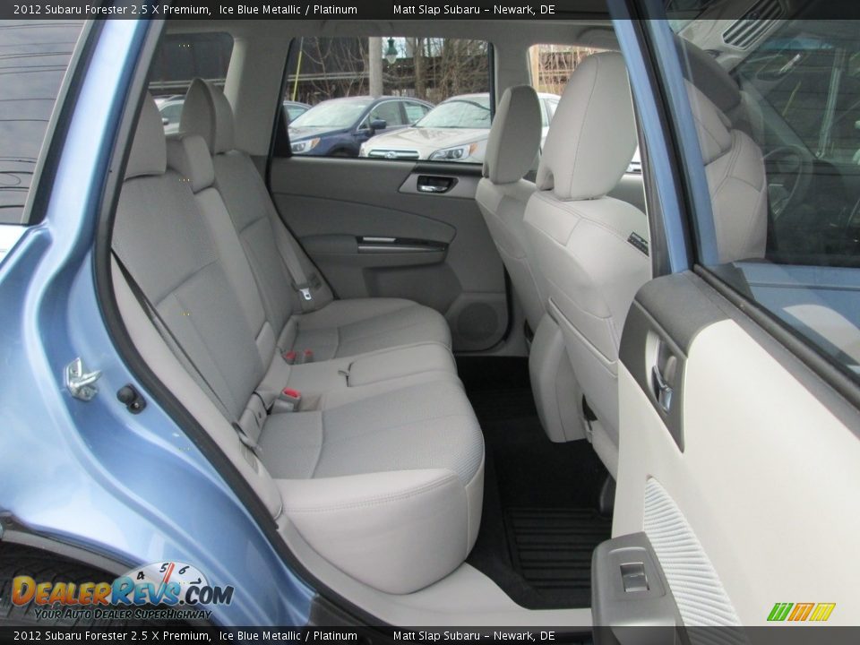 2012 Subaru Forester 2.5 X Premium Ice Blue Metallic / Platinum Photo #18