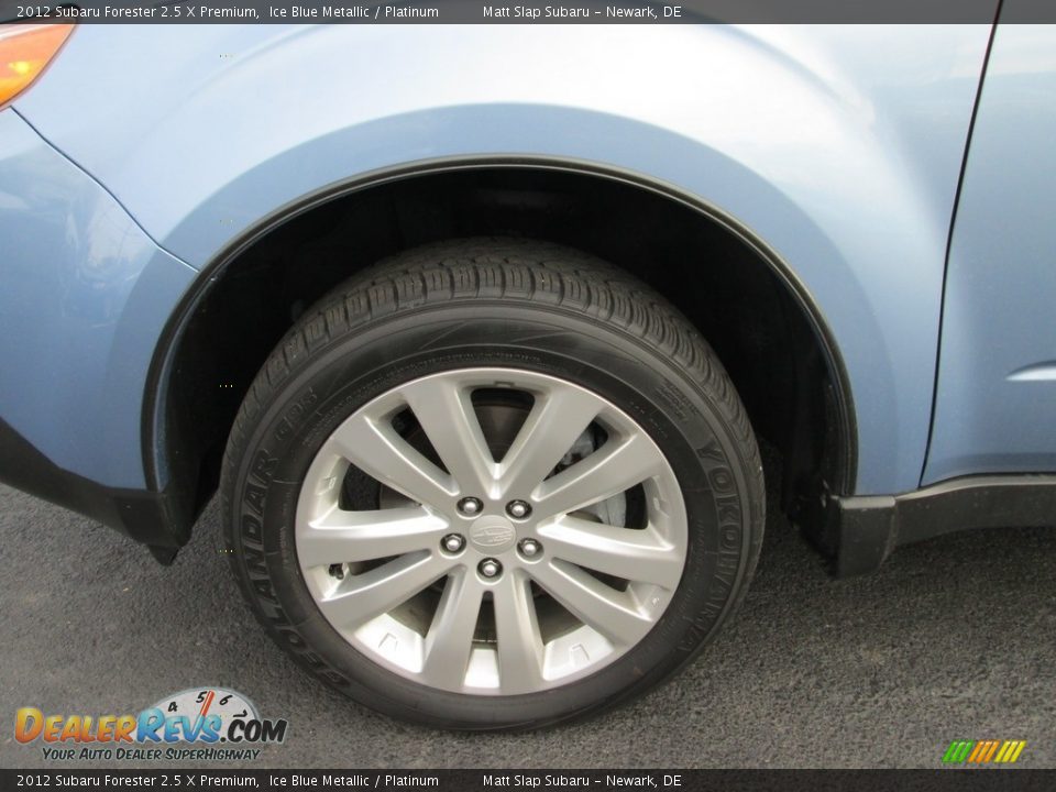 2012 Subaru Forester 2.5 X Premium Ice Blue Metallic / Platinum Photo #22