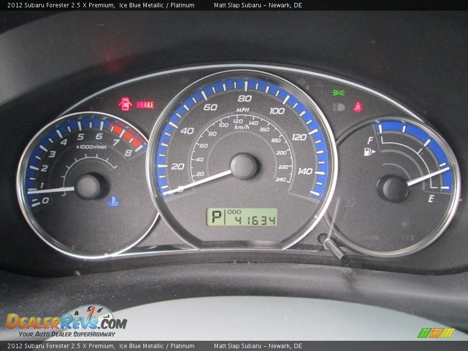 2012 Subaru Forester 2.5 X Premium Ice Blue Metallic / Platinum Photo #29