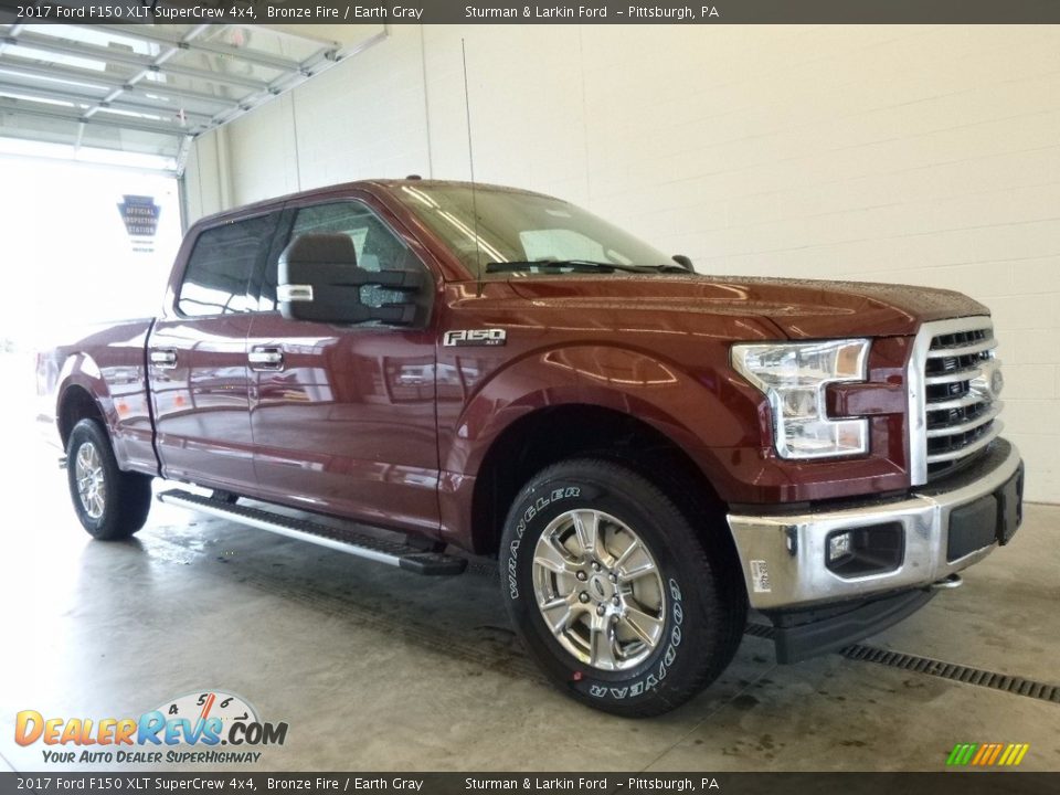 2017 Ford F150 XLT SuperCrew 4x4 Bronze Fire / Earth Gray Photo #1