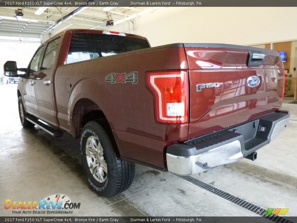 2017 Ford F150 XLT SuperCrew 4x4 Bronze Fire / Earth Gray Photo #3