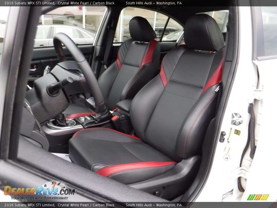 Front Seat of 2016 Subaru WRX STI Limited Photo #20