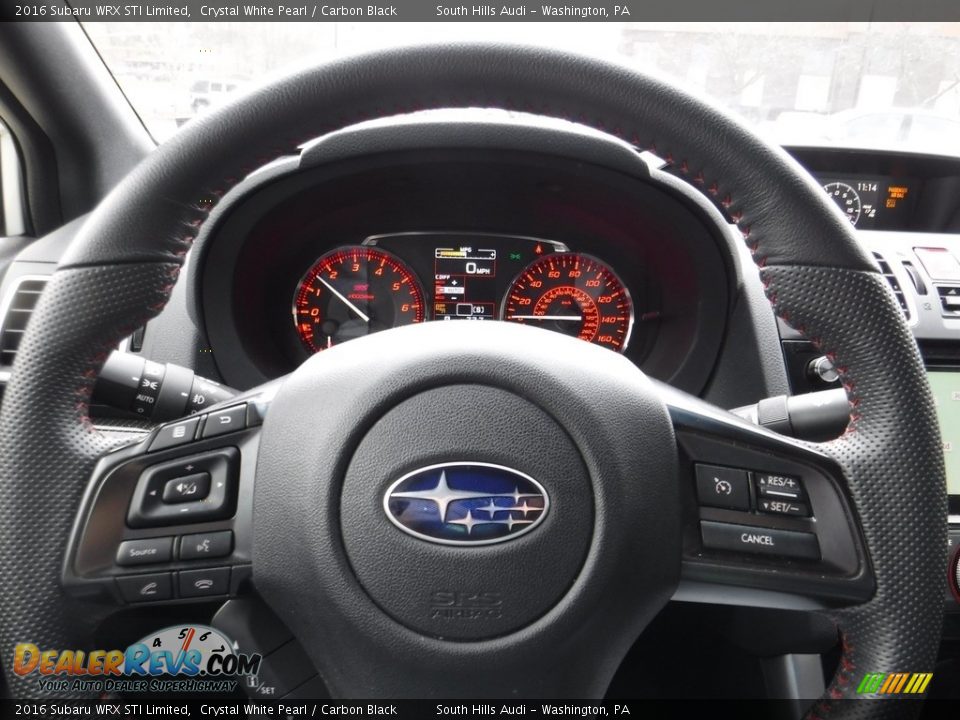 2016 Subaru WRX STI Limited Steering Wheel Photo #30