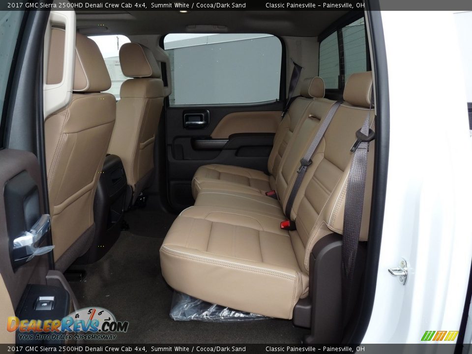 Rear Seat of 2017 GMC Sierra 2500HD Denali Crew Cab 4x4 Photo #7