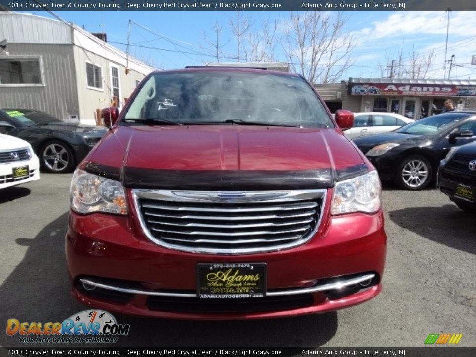 2013 Chrysler Town & Country Touring Deep Cherry Red Crystal Pearl / Black/Light Graystone Photo #2