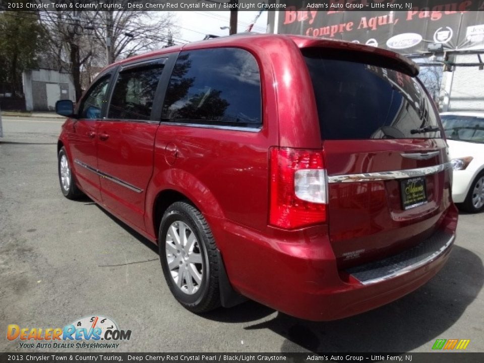 2013 Chrysler Town & Country Touring Deep Cherry Red Crystal Pearl / Black/Light Graystone Photo #7