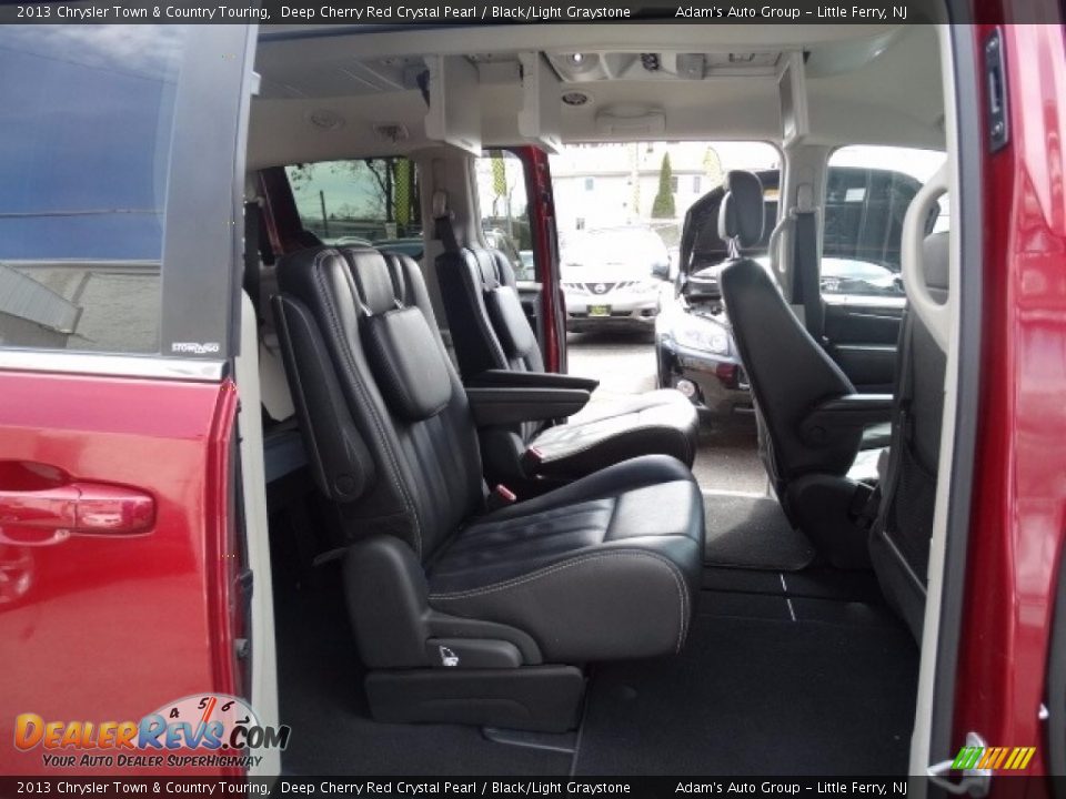 2013 Chrysler Town & Country Touring Deep Cherry Red Crystal Pearl / Black/Light Graystone Photo #28