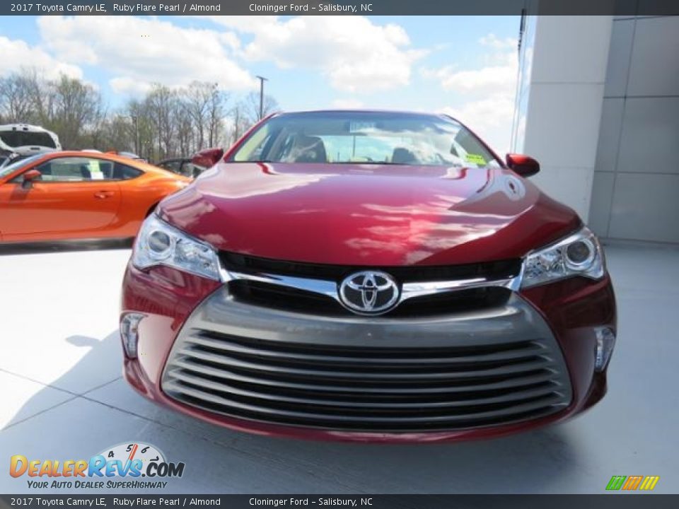 2017 Toyota Camry LE Ruby Flare Pearl / Almond Photo #2