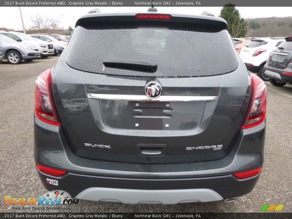 2017 Buick Encore Preferred AWD Graphite Gray Metallic / Ebony Photo #6