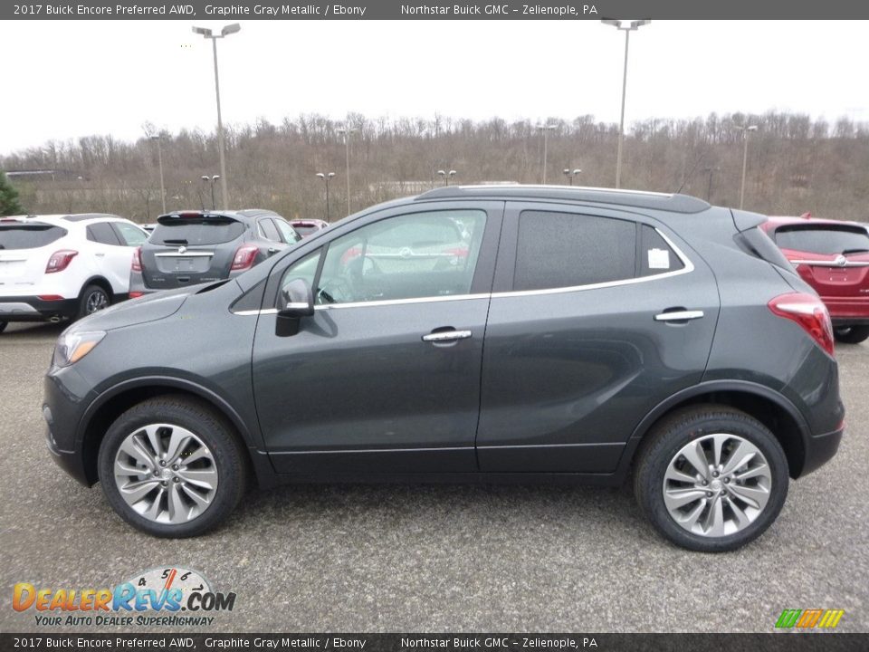 2017 Buick Encore Preferred AWD Graphite Gray Metallic / Ebony Photo #9