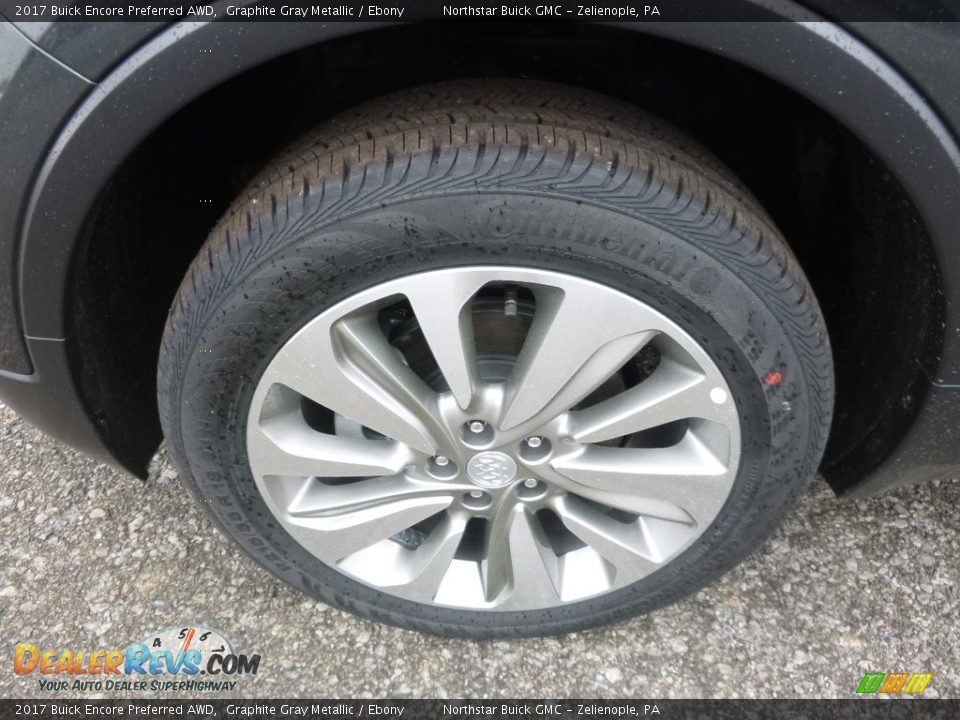 2017 Buick Encore Preferred AWD Graphite Gray Metallic / Ebony Photo #10