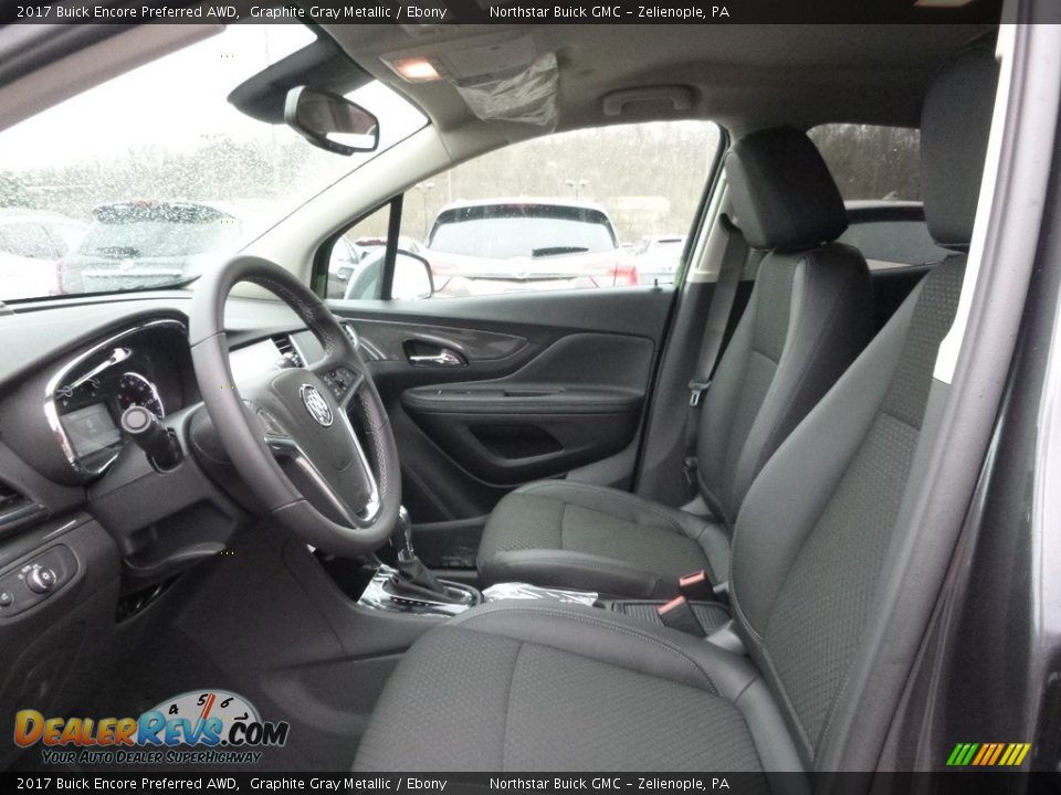 2017 Buick Encore Preferred AWD Graphite Gray Metallic / Ebony Photo #11