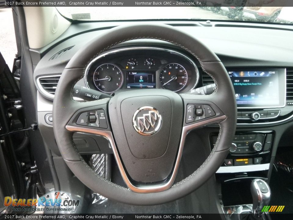 2017 Buick Encore Preferred AWD Graphite Gray Metallic / Ebony Photo #17
