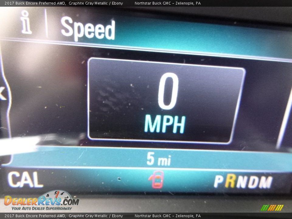 2017 Buick Encore Preferred AWD Graphite Gray Metallic / Ebony Photo #20
