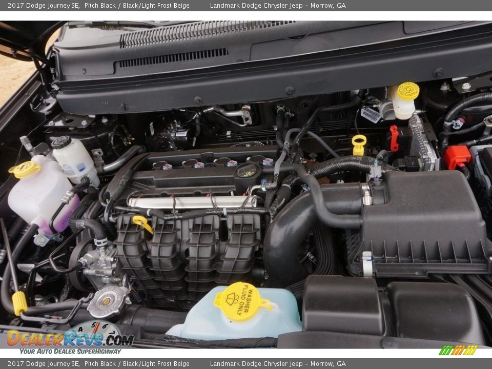 2017 Dodge Journey SE Pitch Black / Black/Light Frost Beige Photo #6