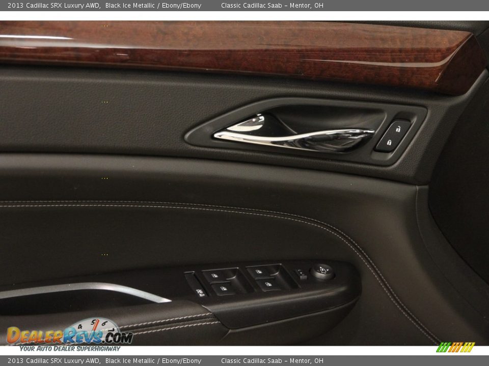 2013 Cadillac SRX Luxury AWD Black Ice Metallic / Ebony/Ebony Photo #5