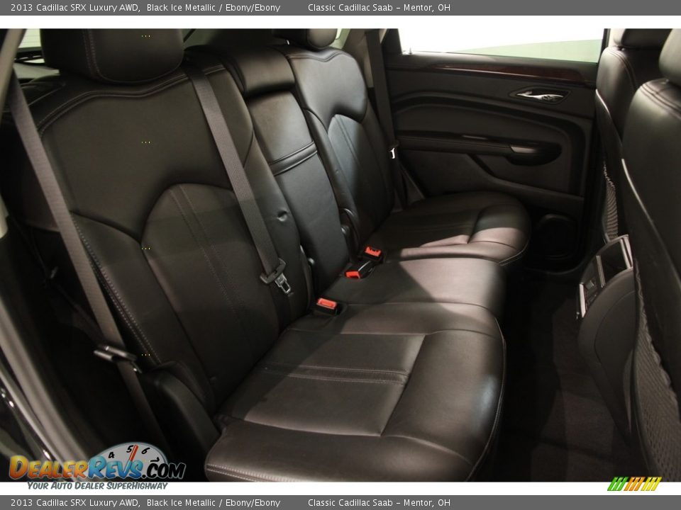 2013 Cadillac SRX Luxury AWD Black Ice Metallic / Ebony/Ebony Photo #17