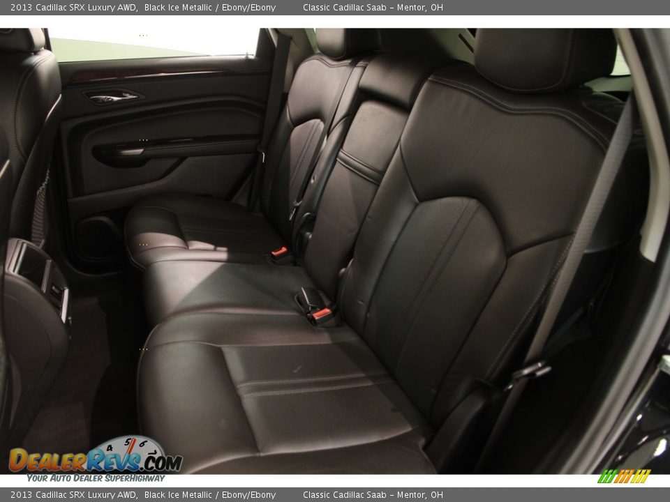 2013 Cadillac SRX Luxury AWD Black Ice Metallic / Ebony/Ebony Photo #18