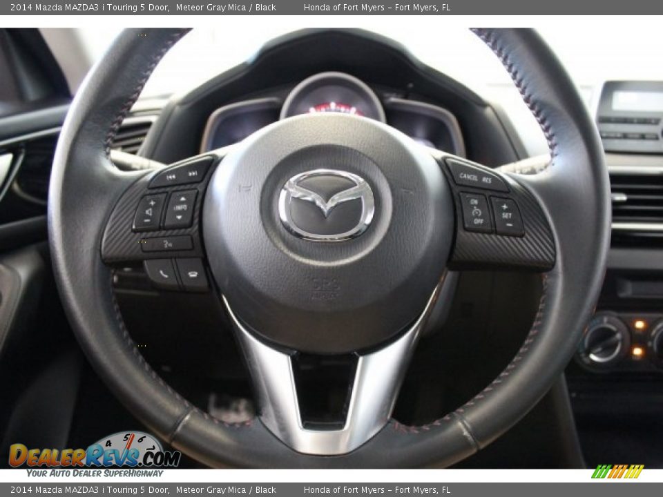 2014 Mazda MAZDA3 i Touring 5 Door Meteor Gray Mica / Black Photo #11