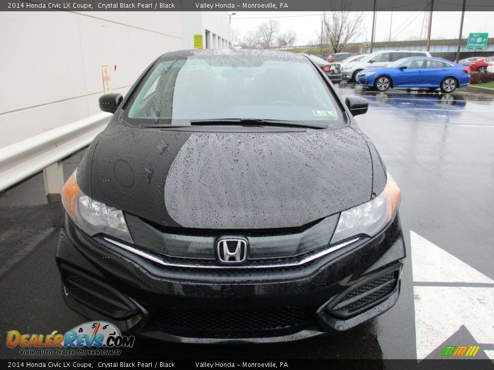 2014 Honda Civic LX Coupe Crystal Black Pearl / Black Photo #8