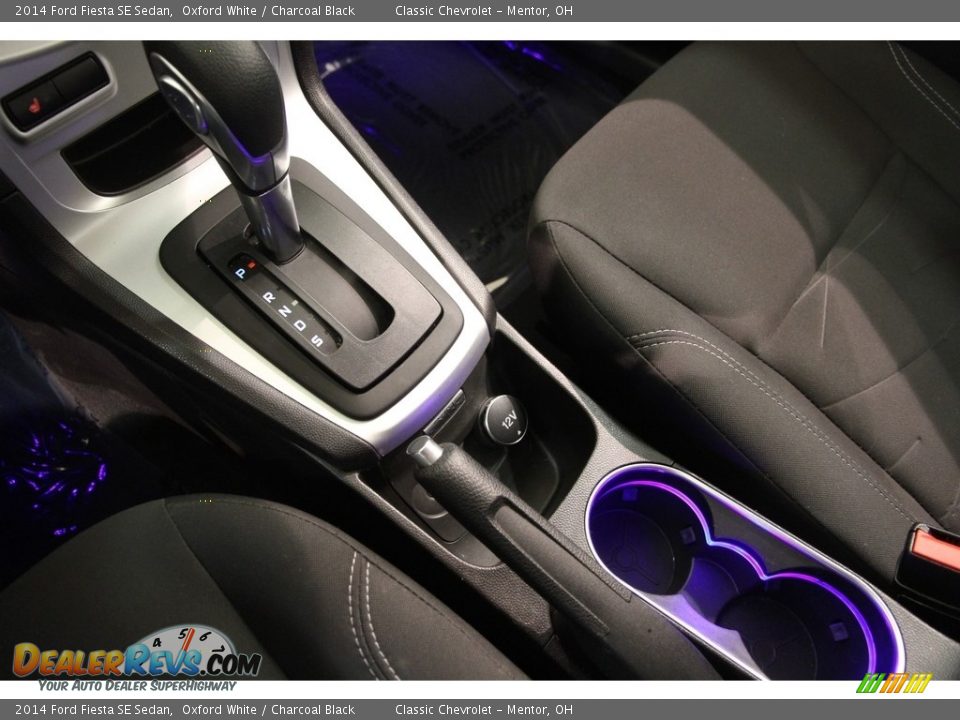 2014 Ford Fiesta SE Sedan Oxford White / Charcoal Black Photo #12