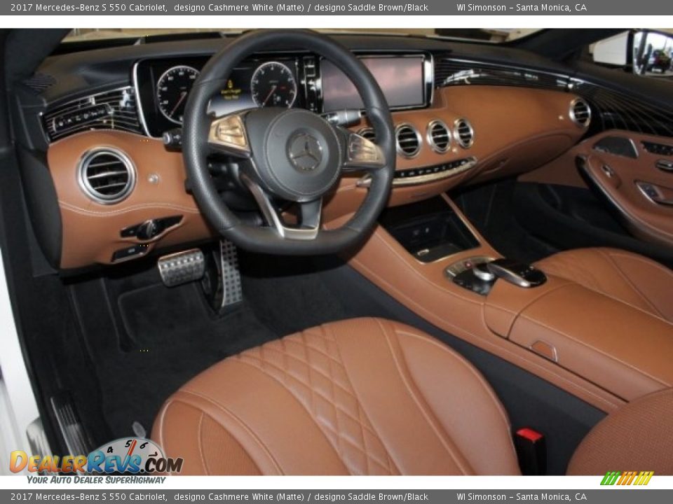 Front Seat of 2017 Mercedes-Benz S 550 Cabriolet Photo #11
