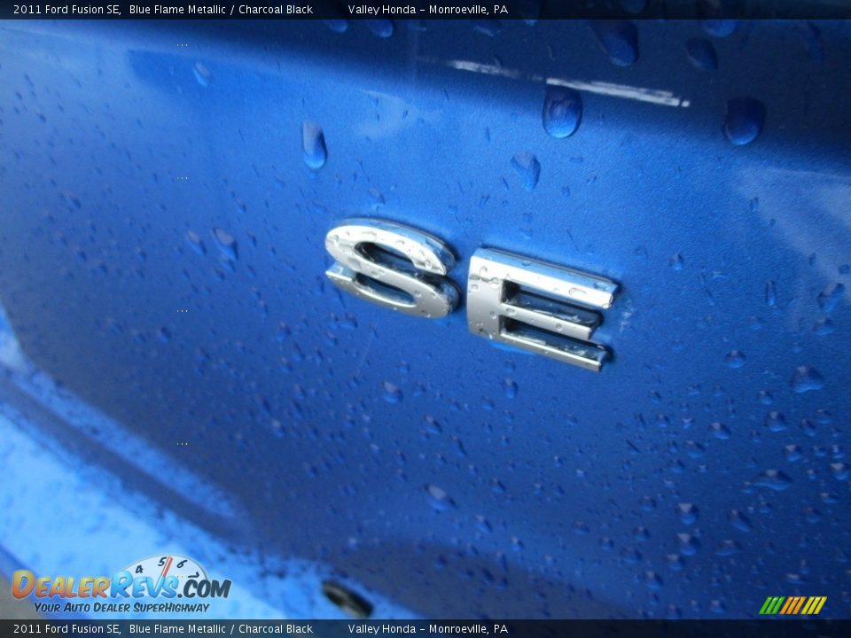 2011 Ford Fusion SE Blue Flame Metallic / Charcoal Black Photo #7