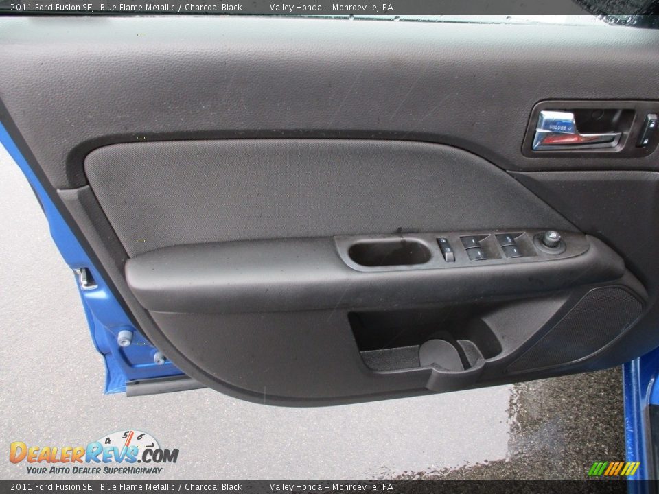 2011 Ford Fusion SE Blue Flame Metallic / Charcoal Black Photo #11