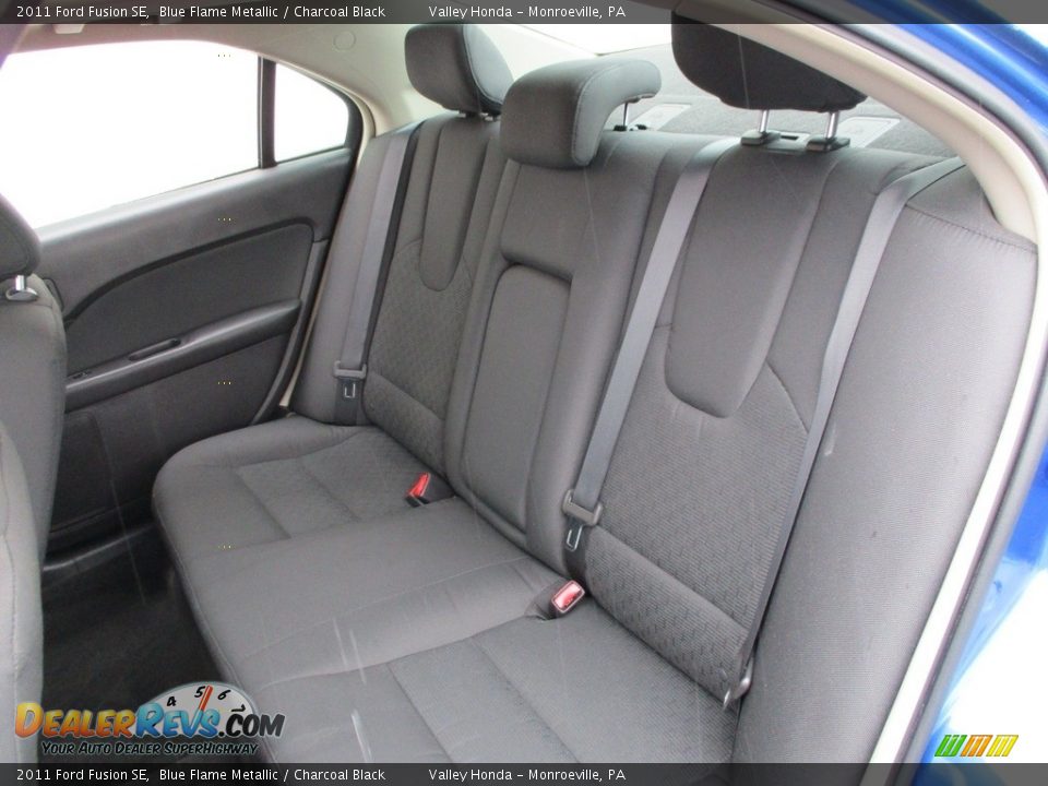 2011 Ford Fusion SE Blue Flame Metallic / Charcoal Black Photo #13