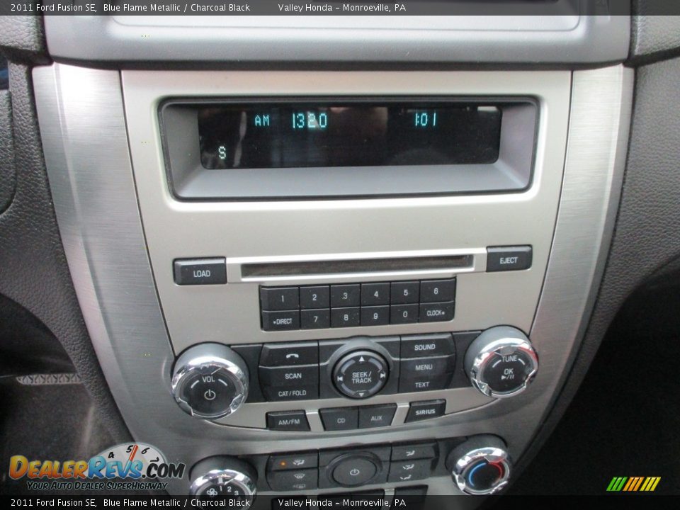2011 Ford Fusion SE Blue Flame Metallic / Charcoal Black Photo #16