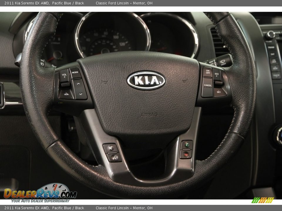 2011 Kia Sorento EX AWD Steering Wheel Photo #6