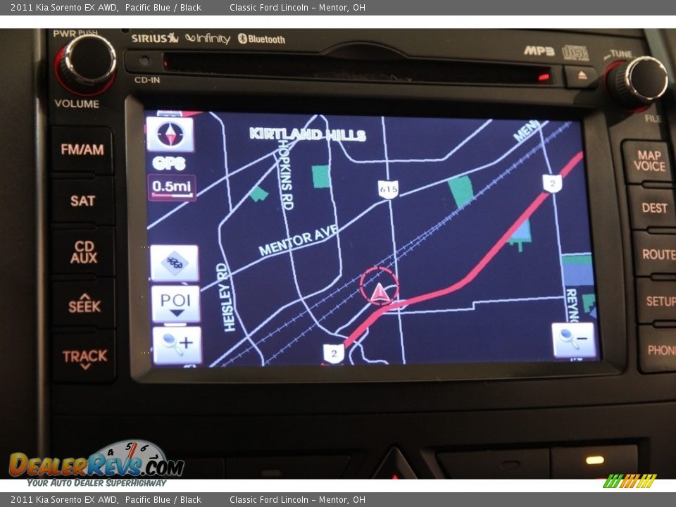 Navigation of 2011 Kia Sorento EX AWD Photo #9