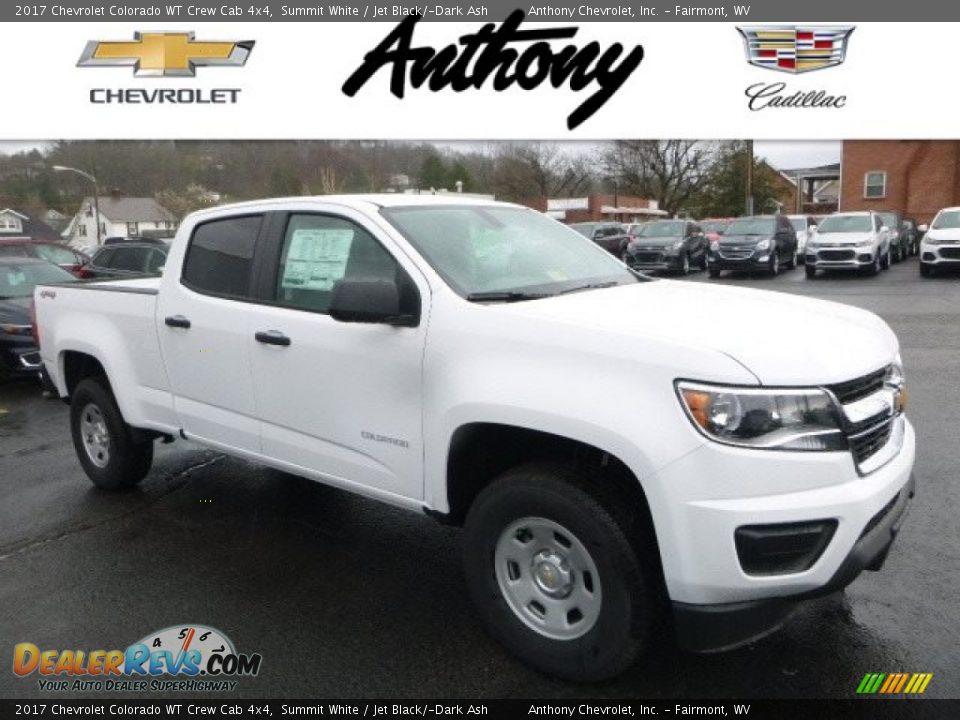 2017 Chevrolet Colorado WT Crew Cab 4x4 Summit White / Jet Black/­Dark Ash Photo #1