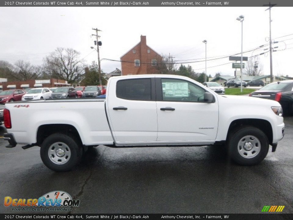 2017 Chevrolet Colorado WT Crew Cab 4x4 Summit White / Jet Black/­Dark Ash Photo #3