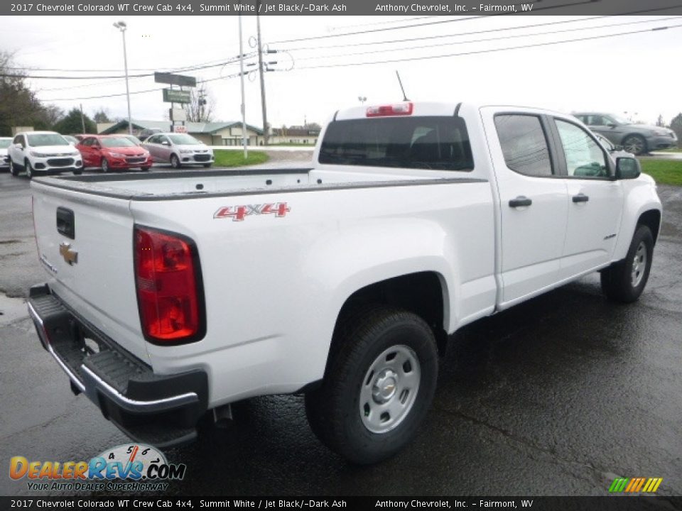 2017 Chevrolet Colorado WT Crew Cab 4x4 Summit White / Jet Black/­Dark Ash Photo #8